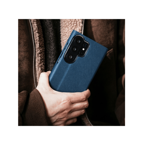 Araree Bonnet Diary Stand Wallet Case for Galaxy S26 Ultra - Ash Blue