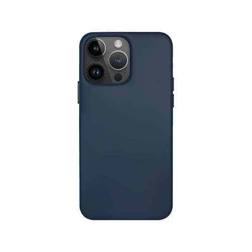 Smart Premium Silicone Magnetic Case for iPhone 14 Pro - Blue