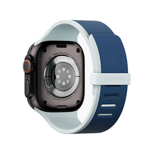 Uniq Revix IV Reversible Magnetic Strap For Apple Watch 49/46/45/44mm - Marine Blue/ Pale Aqua