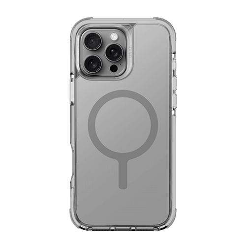 Uniq Hybrid Combat MagSafe Case for iPhone 16 Pro - Stone Grey