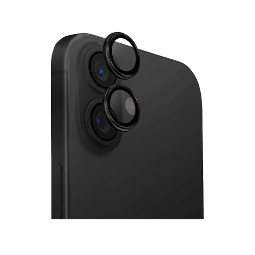 Uniq Optix Camera Lens Protector for iPhone 16 & 16 Plus – Midnight Black