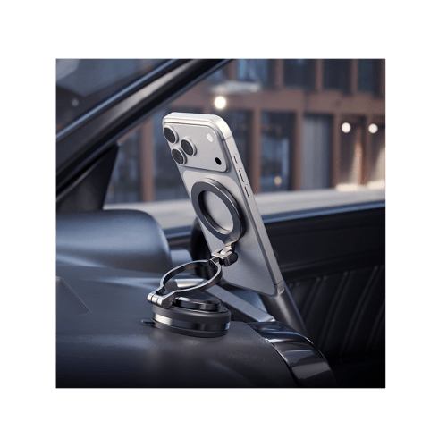 Energea Magmount Flex Quad Axis Magsafe (Dashboard / Windscreen) Phone Holder - Gunmetal