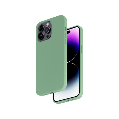 Smart Premium Silicone Magnetic Case for iPhone 14 Pro - Green