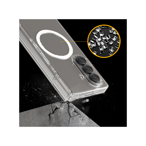 Araree Nukin 360 MagSafe Case With Hinge Protection for Samsung Galaxy Z Fold 7 - Clear