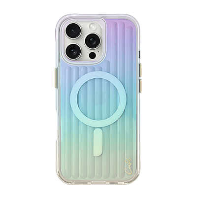 Uniq Coehl Linear MagSafe Case for iPhone 16 Pro – Iridescent