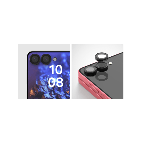 Araraee Camera Lens Ring Protection For Samsung Galaxy Z Flip 7 - Clear