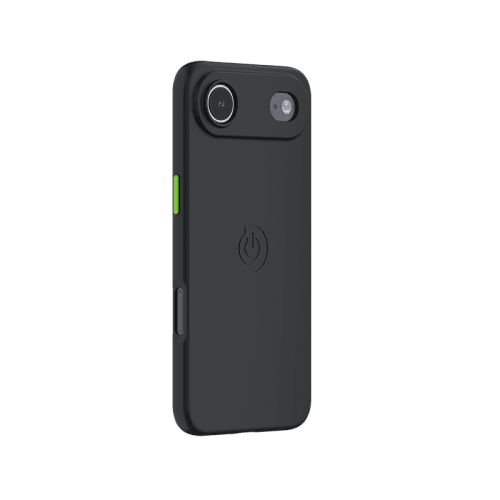 Goui Magnetic Case With Magnetic Bars for iPhone Air + Magnetic Strap  - Black Stone