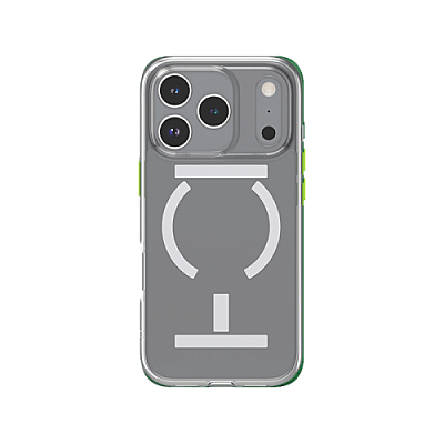 Goui Magnetic Clear Case With Magnetic Bars for iPhone 17 Pro Max+ Magnetic Strap
