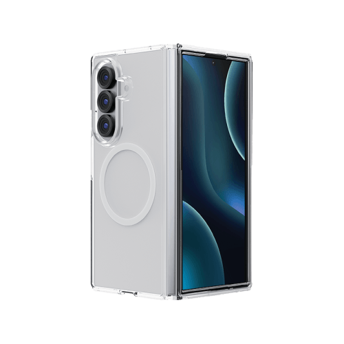Uniq Hybrid Lfepro Xtreme MagSafe Case for Samsung Galaxy Fold 7 - Crystal Clear