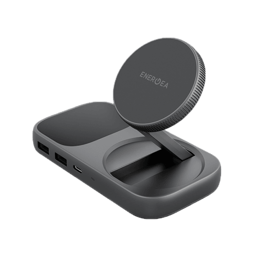 Energea Widock Plus 7 In 1 USB-C Hub With Wireless Charger - Gunmetal