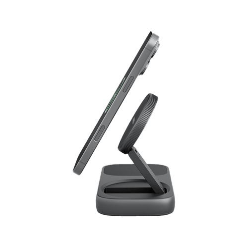 Energea Widock Plus 7 In 1 USB-C Hub With Wireless Charger - Gunmetal