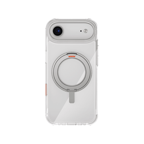 Uniq Hybrid Swivix With 360 Rotating Kickstand MagSafe Case for iPhone Air- Lucent Clear
