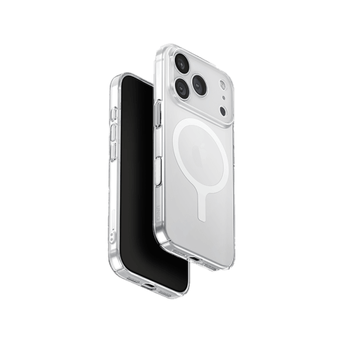 Uniq Airsuit MagSafe Case for iPhone 17 Pro - Glossy Clear/White