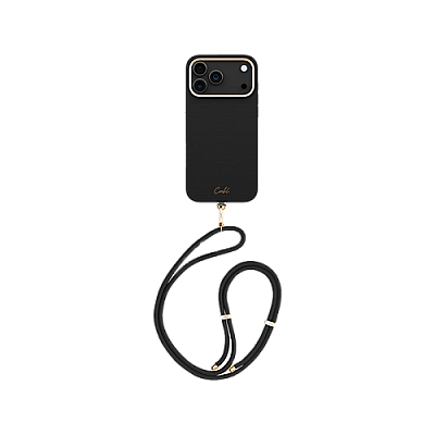 Uniq Coehl Mirelle MagSafe Case for iPhone 17 Pro - Ebony