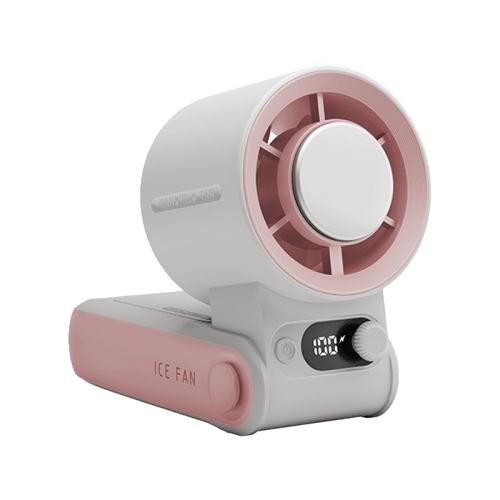 Energea AirMate Chill 6000mAh Adjustable Portable Handheld Fan - Sand Pink