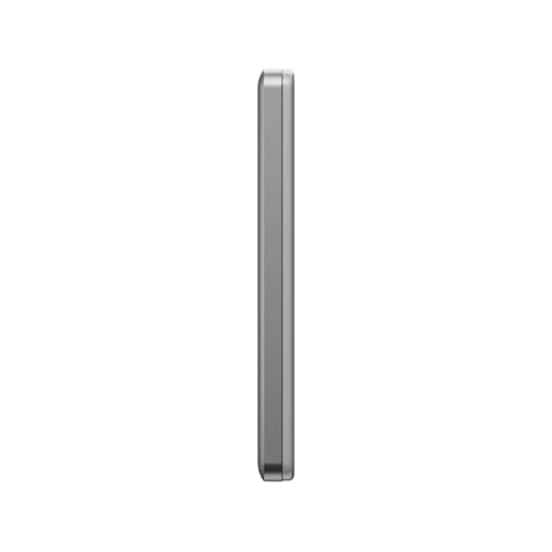 Energea AluPac Mini Aluminum MagSafe 5000mAh Power Bank - Natural Titanium