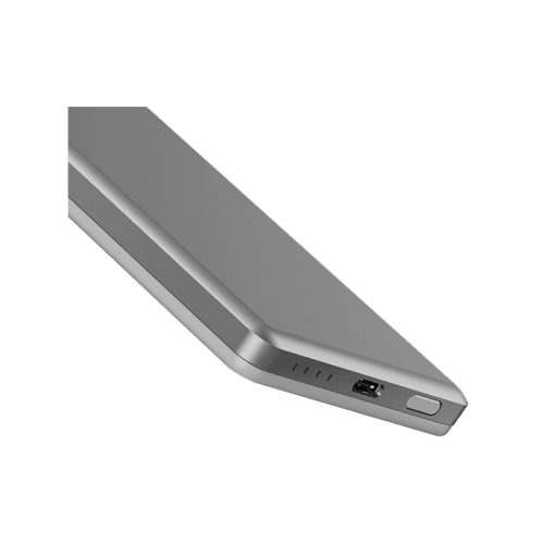 Energea AluPac Mini Aluminum MagSafe 5000mAh Power Bank - Natural Titanium