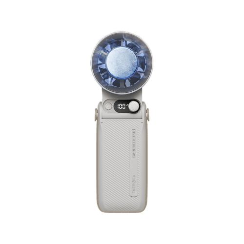 Energea AirMate Chill 6000mAh Adjustable Portable Handheld Fan - Sand Brown