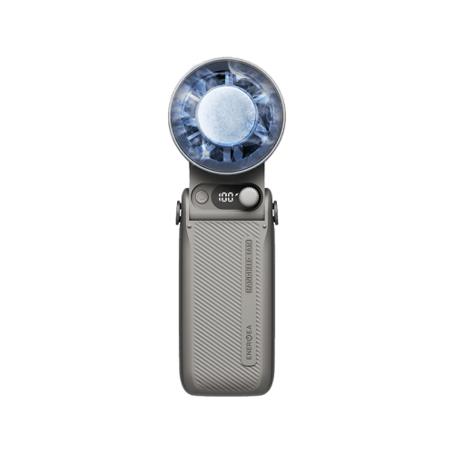 Energea AirMate Chill 6000mAh Adjustable Portable Handheld Fan - Slate Grey