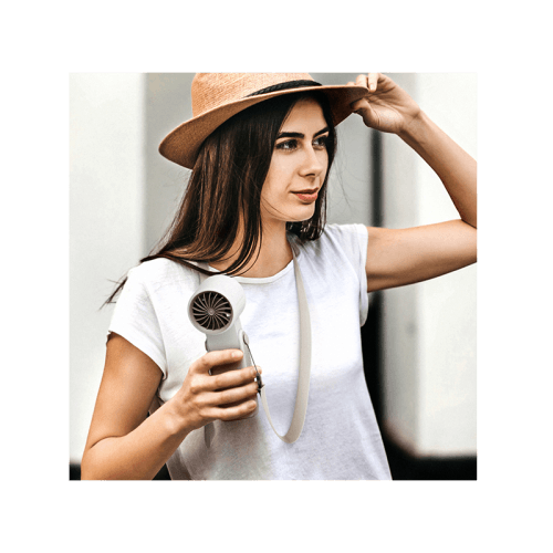 Energea AirMate Chill 6000mAh Adjustable Portable Handheld Fan - Slate Grey