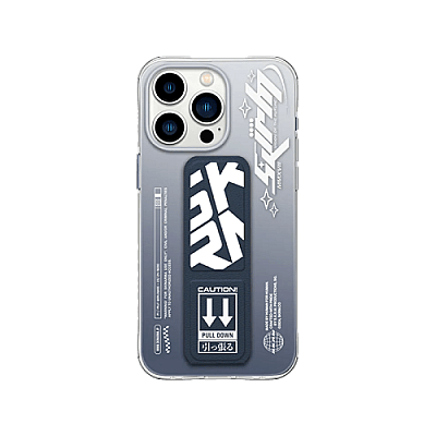 SkinArma Cosmo Grip-Stand Case for iPhone 15 Pro - Blue