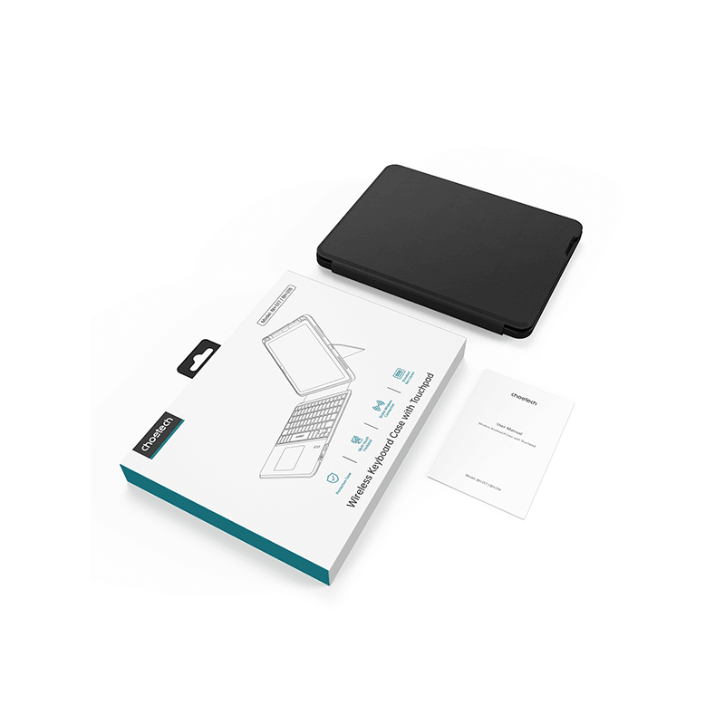 Choetech Magic Keyboard for iPad 10.2" Arabic/English - Black