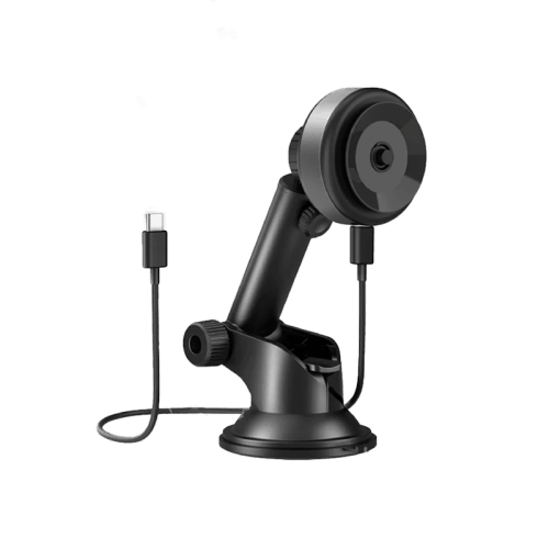 Energea Airlock 15W MagSafe Charging Vacuum Phone Mount - Gunmetal