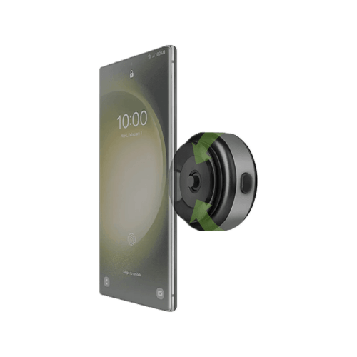 Energea Airlock 15W MagSafe Charging Vacuum Phone Mount - Gunmetal