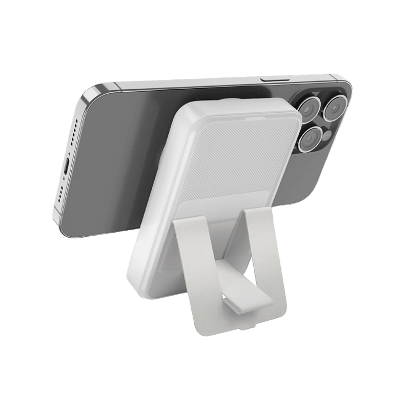 Bazic GoPower MagSafe Compatible Power Bank With Built In Apple Watch Charger 10000mAh - White