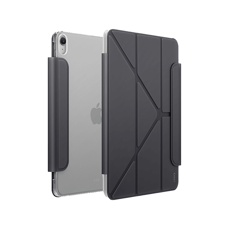Uniq Camden Lite Case With Detachable Pencil Sleeve for iPad 11" (A16) - Charcoal Grey