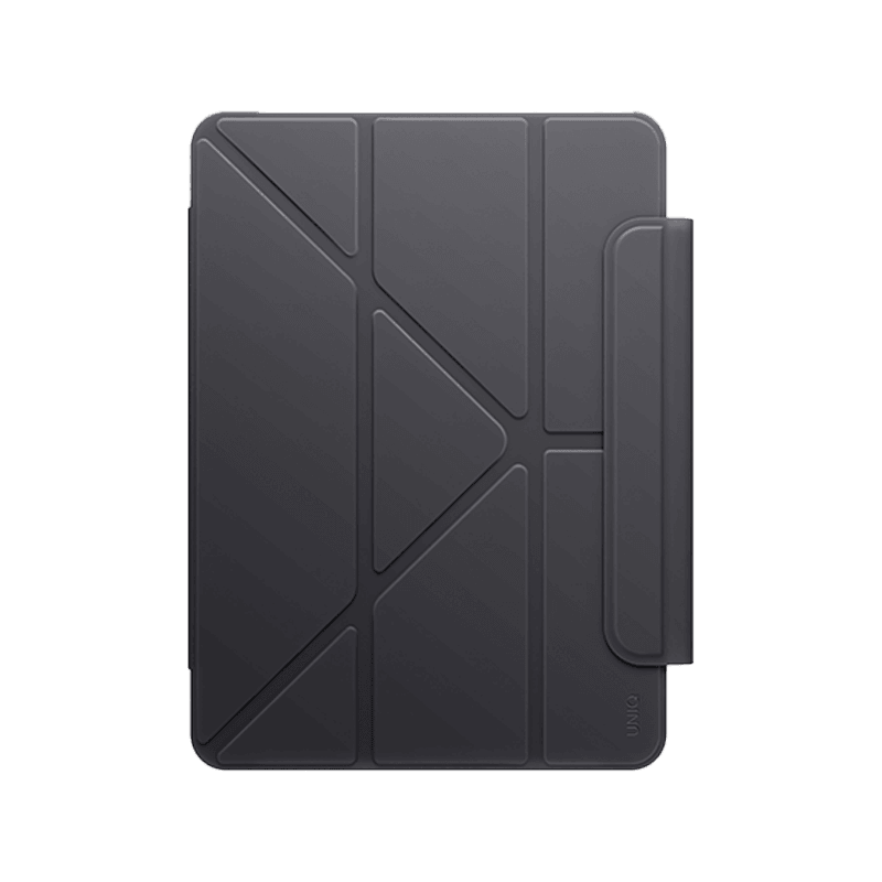 Uniq Camden Lite Case With Detachable Pencil Sleeve for iPad 11" (A16) - Charcoal Grey