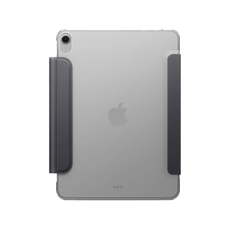 Uniq Camden Lite Case With Detachable Pencil Sleeve for iPad 11" (A16) - Charcoal Grey