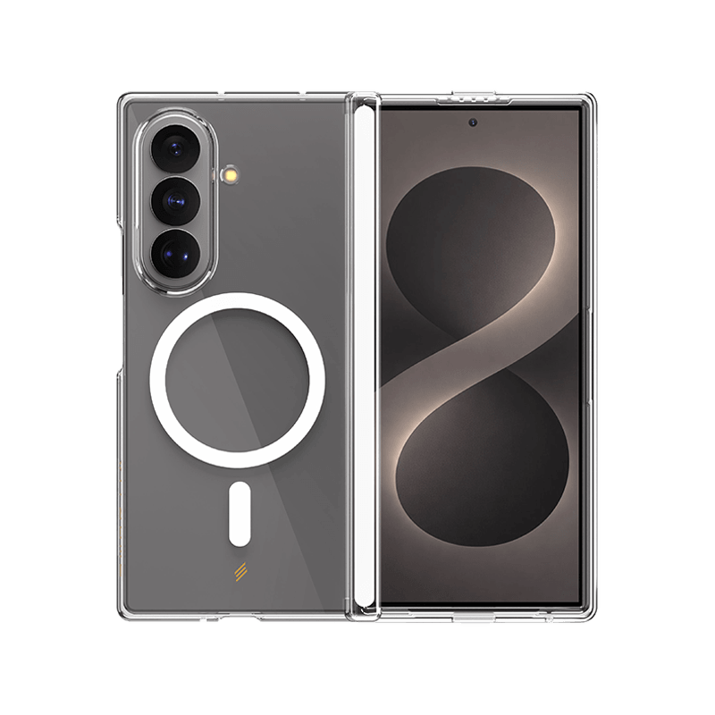 Smart Premium Ultra Guard Magnetic Bundle for Samsung Galaxy Z Fold 8 Ultra (Screen Protector + Clear Case)