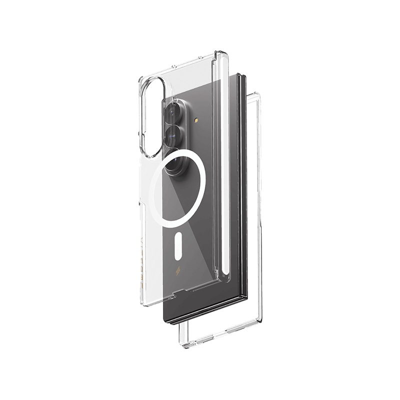 Smart Premium Ultra Guard Magnetic Bundle for Samsung Galaxy Z Fold 8 Ultra (Screen Protector + Clear Case)