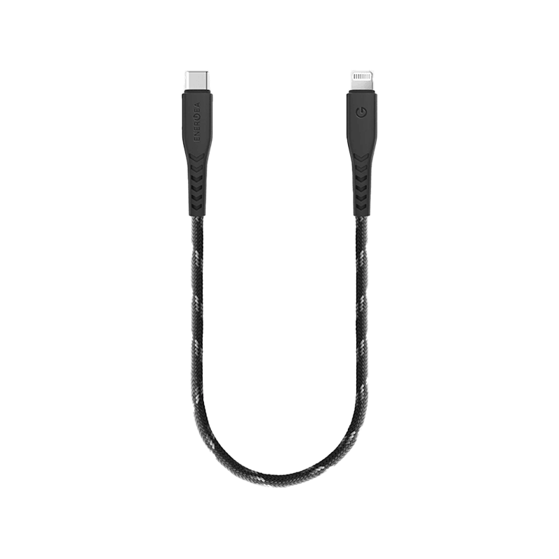 Energea Nyloflex USB-C to Lightning Cable 1.5M - Black