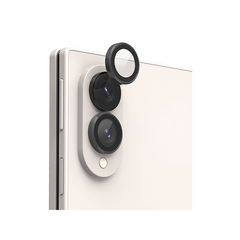 Araree C-Sub Core Camera Lens Protector With Metal Ring for Galaxy Z Fold 8 - Clear