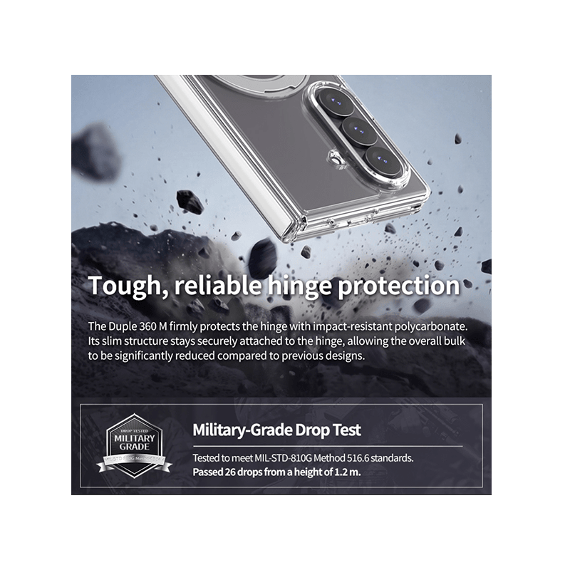 Araree Duple Magsafe Case For Samsung Galaxy Z Fold 8 Ultra - Clear