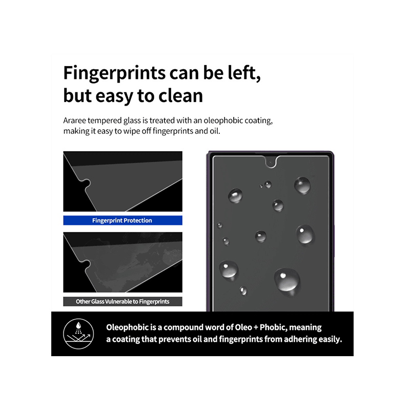 Araree Sub core Front Clear Tempered Screen Protector for Galaxy Z Fold 8 Ultra (2Pcs)
