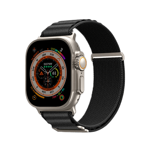 SkinArma Kobu Watch Strap for Apple Watch 49/45/44mm - Black