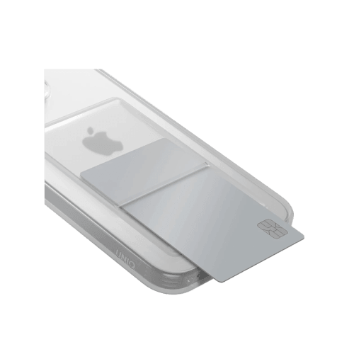 Uniq Hybrid Airfender Case for iPhone 15 Pro - Nude Transparent