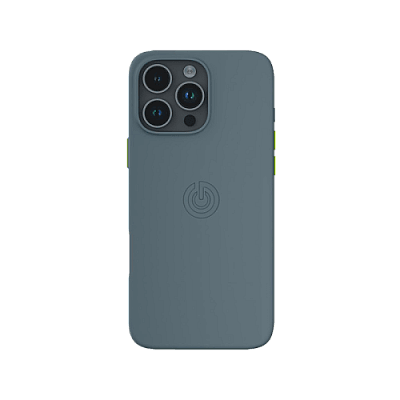 Goui Magnetic Case With Magnetic Bars for iPhone 16 Pro Max + Magnetic Strap - Steel Grey