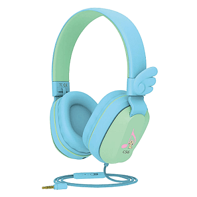 Riwbox Kids  Wired Headphones - Blue / Green
