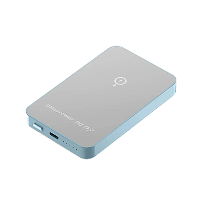 Momax Q.Mag Power 6 Magnetic Wireless 5000mAh Battery Pack - Blue