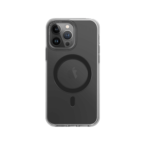 Uniq Hybrid Calio MagSafe Case for iPhone 15 Pro - Smoked Tinted Grey