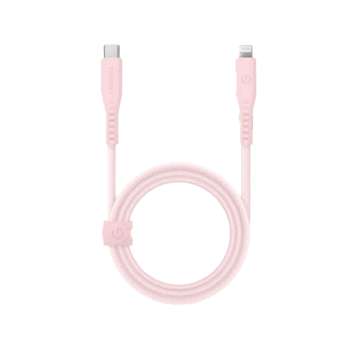 Energea Flow 480Mbps USB-C to Lightning Cable 1.5M - Pink