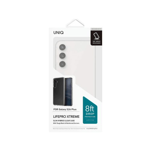 Uniq Hybrid Lifepro Xtreme Case for Samsung Galaxy S24 Plus - Crystal Clear