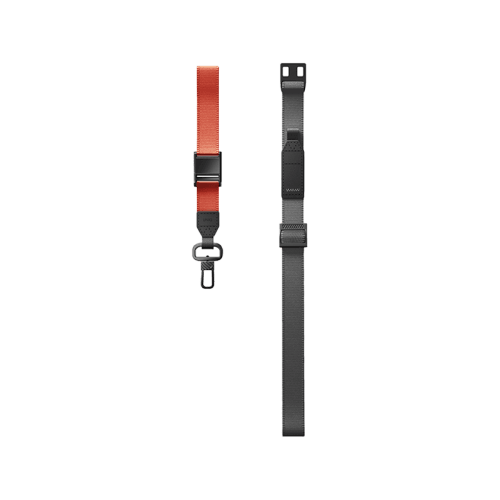 Uniq Vista Duo 2-In-1 Lanyard And Hand Strap - Charcoal / Amber