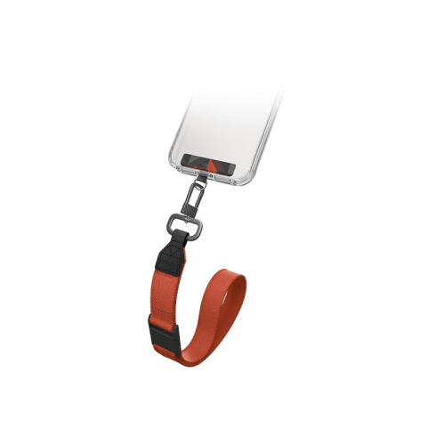 Uniq Vista Duo 2-In-1 Lanyard And Hand Strap - Charcoal / Amber