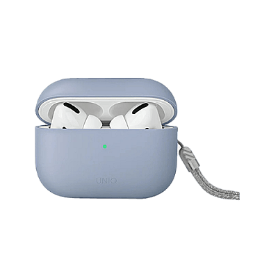 Uniq Hybrid Lino Liquid Silicon Case for Airpods Pro 2 - Artic Blue