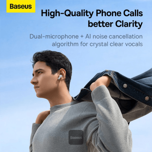 Baseus Bowie M2s True Wireless Earphone - Moon White